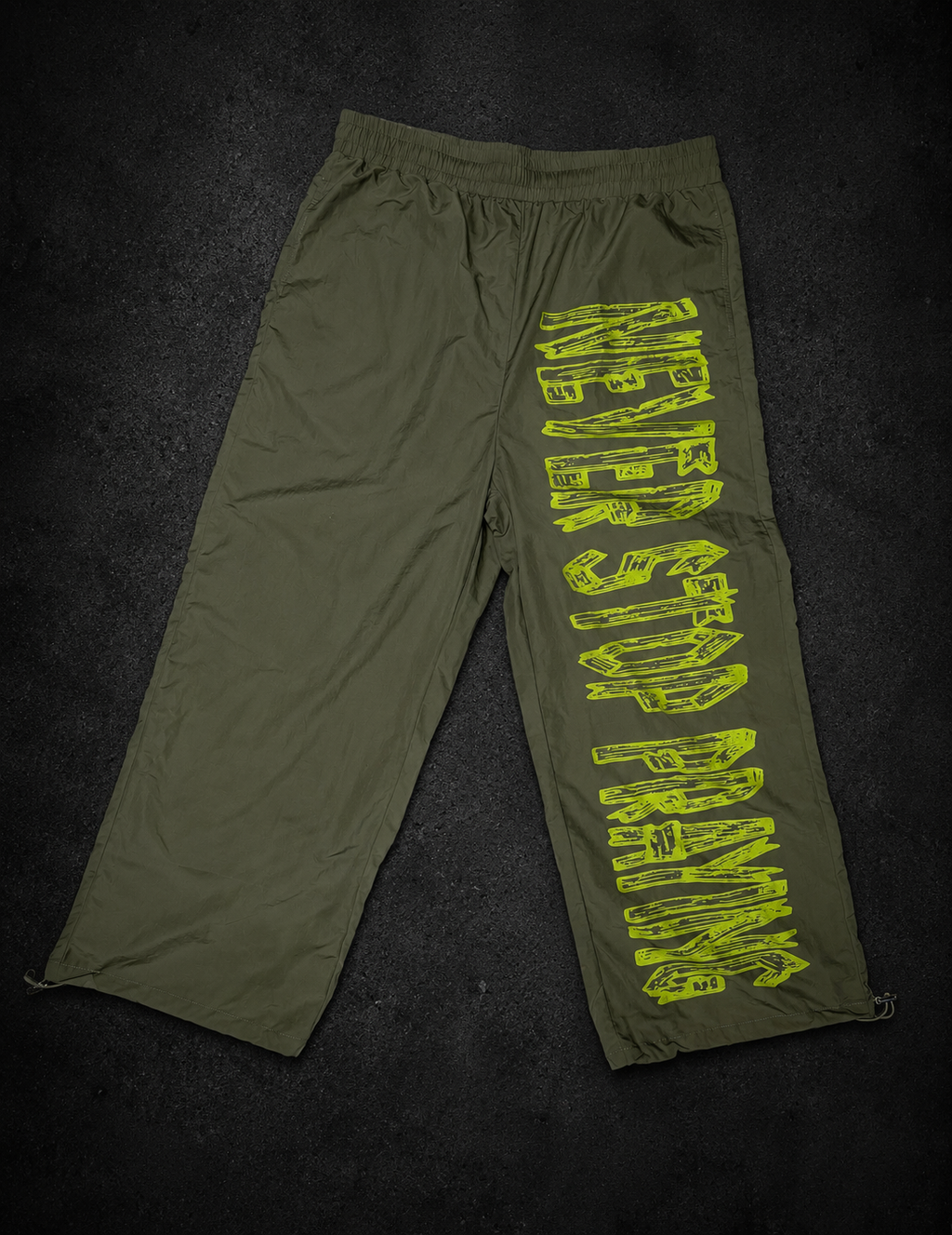 NSP Baggy Nylon Track Pants