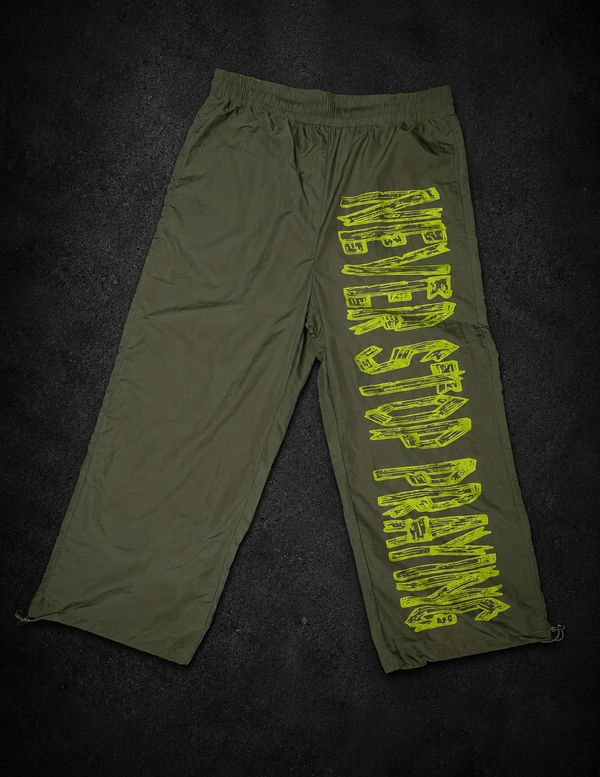 NSP Baggy Nylon Track Pants