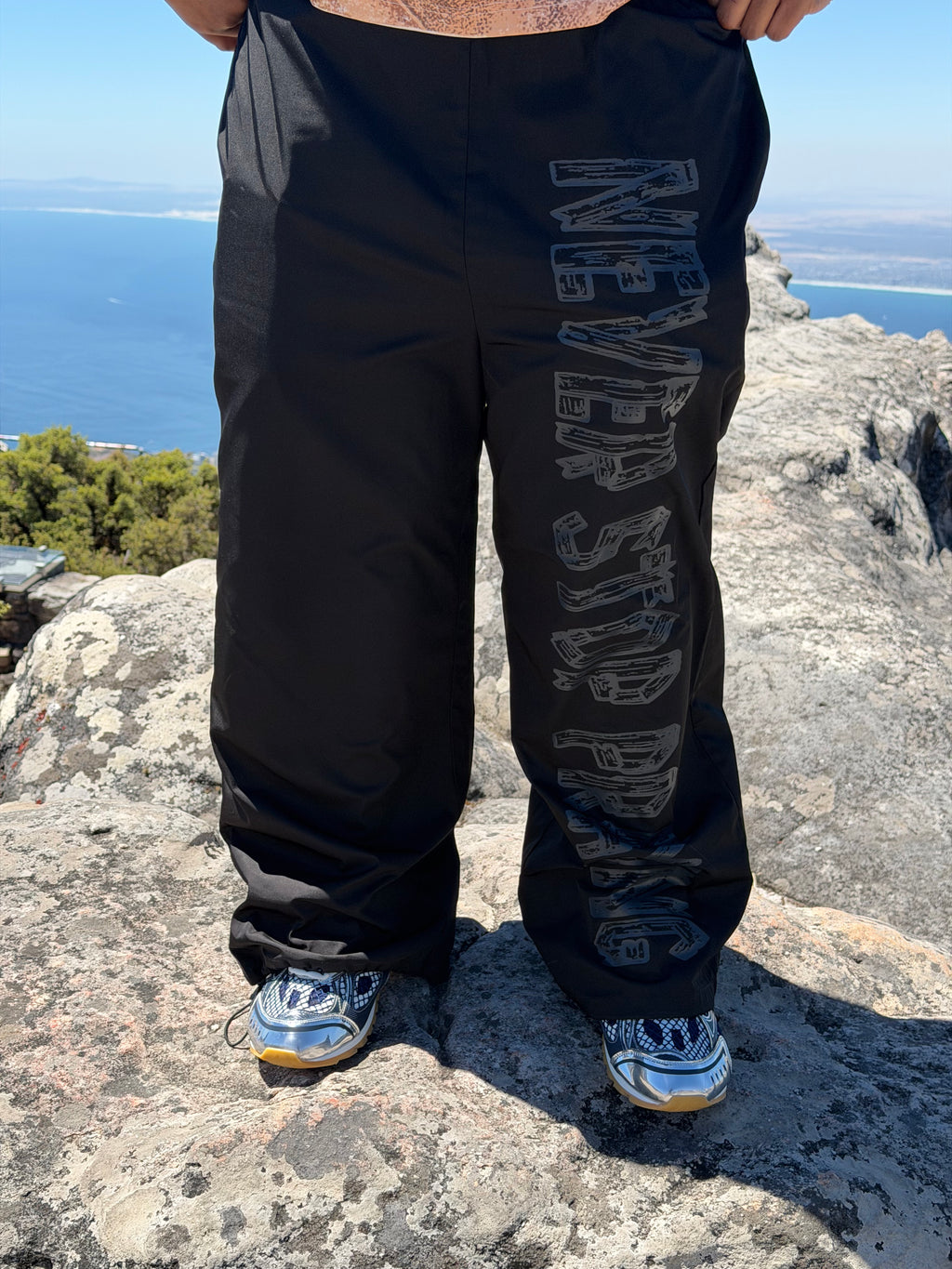 NSP Baggy Nylon Track Pants