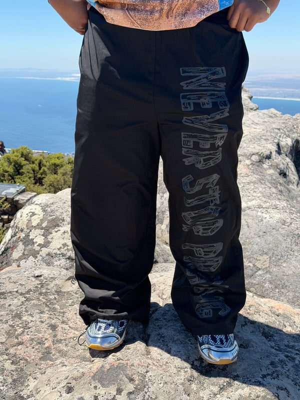 NSP Baggy Nylon Track Pants